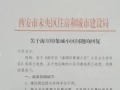 小区问题诉求签字倡议得到未央区住建局的回复《关于海景印象城小区问题的回复》